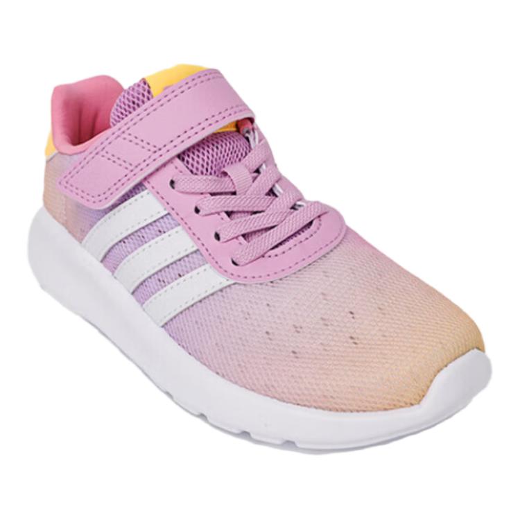 Adidas Neo Lite Racer 3.0 Slip Resistant Abrasion Resistant Low top Kids Lifestyle Shoes Pink White Kids' ID3398