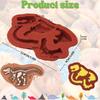 Dinosaurier Schokolade Silikonform Dino Knochen Fossil Skelett Kinder Lustige Form DIY Backwerkzeug Für Süßigkeiten Gummibärchen Halloween Weihnachten