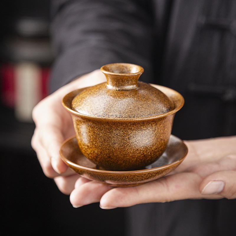 Ofenveränderte antike Teeservice, Geschenkbox für Ältere, leichter Luxus, hochwertig, ein komplettes Set für Einweihungsparty, Geschäftsevents