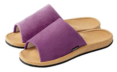 Alphax Gesunde Raum lila Größe mit Reflexzonen-Hausschuhen Sandalen, Fumippa, (Auge), M,