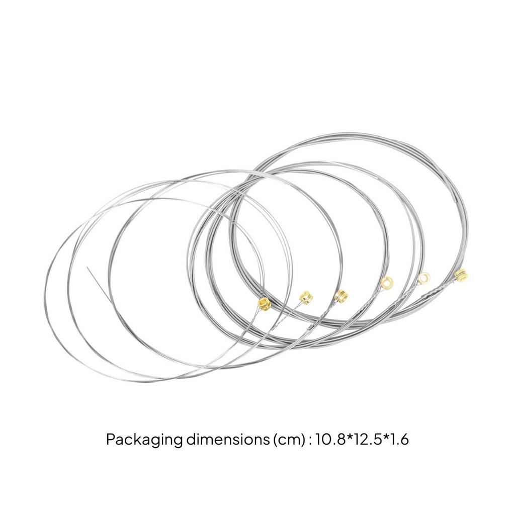 6 Pieces Electric Guitar String Set Bright Strings Popular
