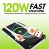 120W 6A USB‑A to Type‑C Super Fast Charging Cable Soft Silicone High‑Speed Data Sync Charger Cord Black White For Huawei Xiaomi