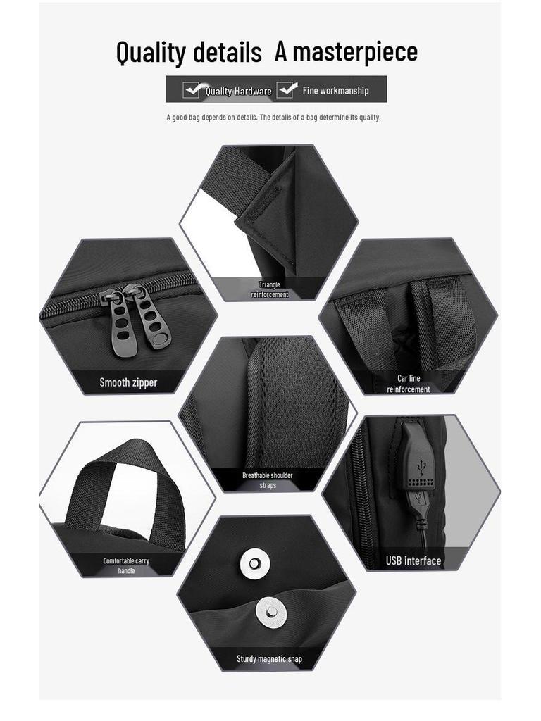 15.6-Inch Laptop Backpack for Men and Women – Sturdy, Casual, Student-Friendly Design