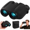 Realis 10x25 Compact Binoculars for Kids and Adults, Large View Small Binoculars for Bird Watching, Waterproof with Low Light Vision Lens for Cruise