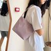 2025 Summer New Simple Nylon Underarm Bag Niche Design Letter Embroidery Portable Bucket Bag