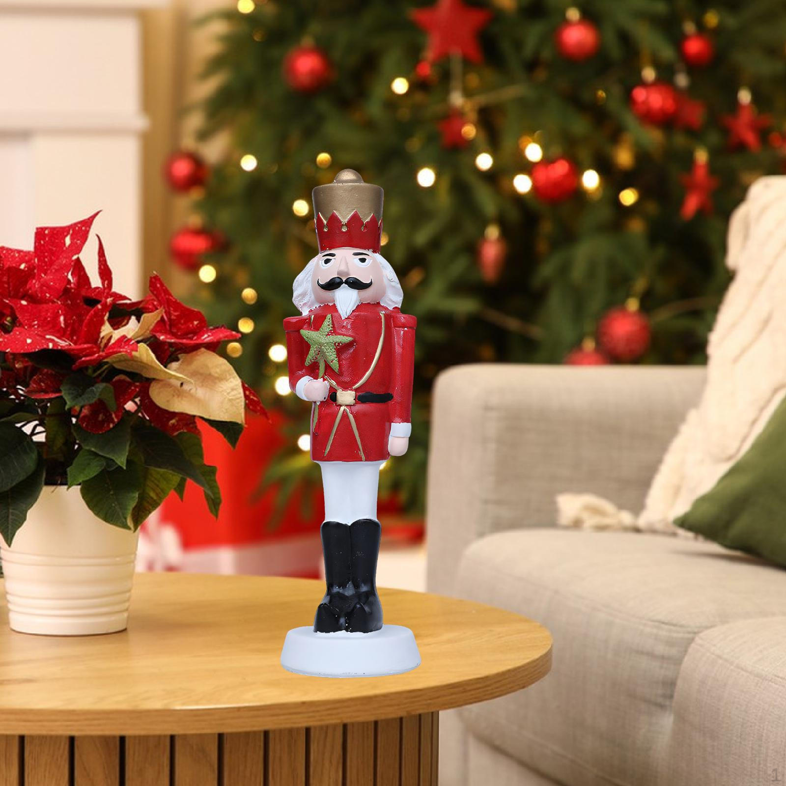 

Christmas - Decorative Resin Figurine Photo Prop for Bedroom, Birthday, Fireplace Star Scepter