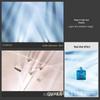 3D Double-Sided Photography Backdrop with Tree Shadows, Blue Sky, and White Clouds for Still Life, Food, and Makeup Photography.
