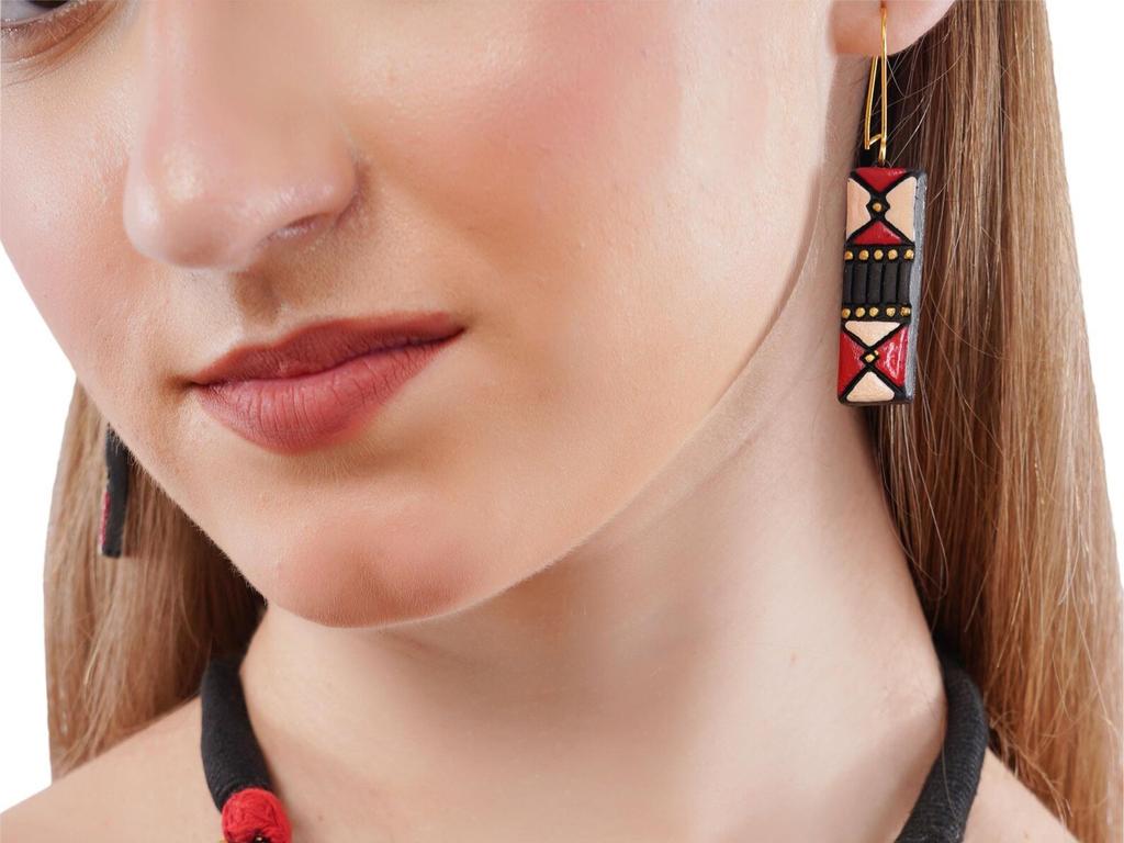 Terracotta Clay Jewelry Set