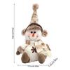 Gnome Figurine Ornaments Tall Leg Reindeer Ornament Indoor Tabletop Decor for Christmas Holiday Decoration