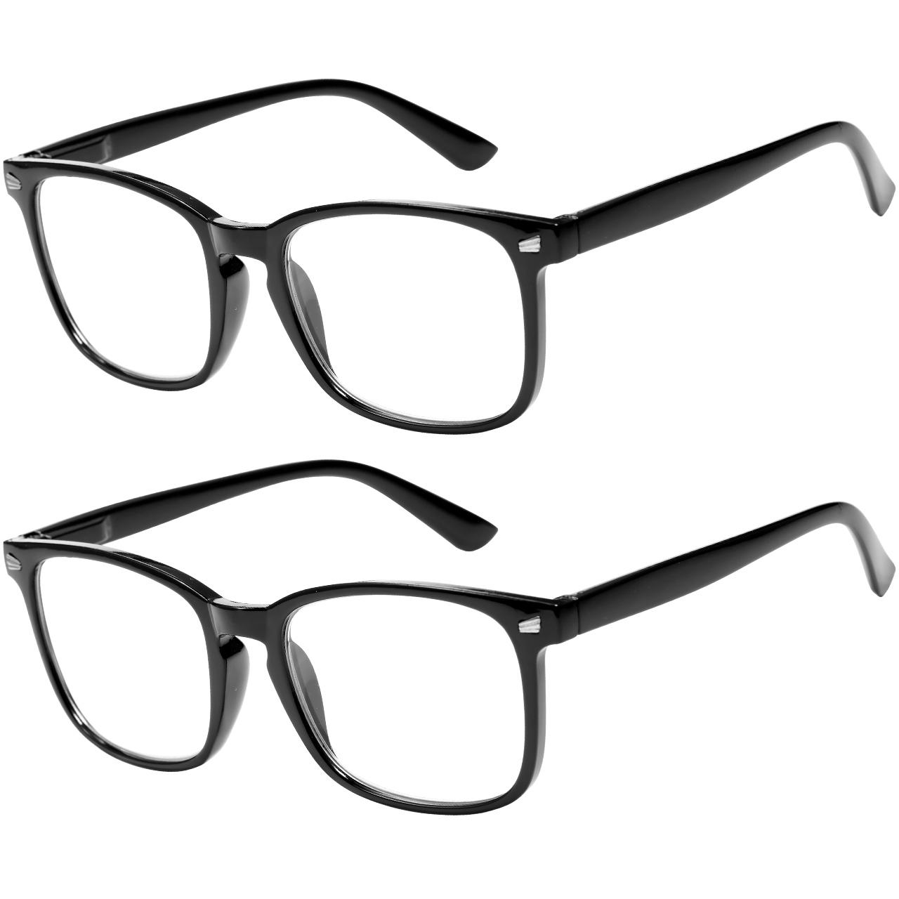 

2 шт. 3 в 1 прогрессивные пресбиопические очки мужские для близи и дали мультифокальные очки для чтения мужские с очками по рецепту мужчина 1.0