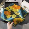 100% Natural Silk Square Scarf Women Foulard High Quality Bandana Scarves Female Summer Neckerchief Popular Headkerchief Shawl