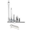 46pcs Socket Spanner Wrench Set 1/4\\\" Drive Metric Extension Bar with Box