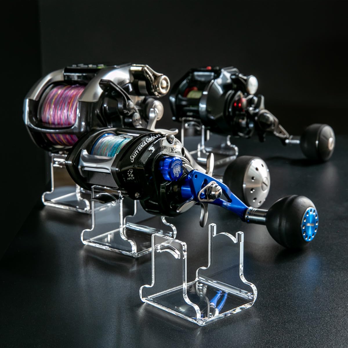 

Bait Reel Stand Amenist Acrylic Display Reel (4 Stands) 004-300