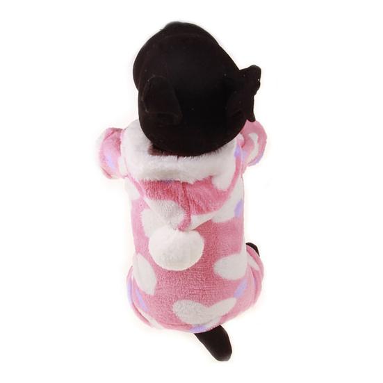 Pet Blouse Cute Wear-resistant Coral Fleece Warm Pet Blouse for Show