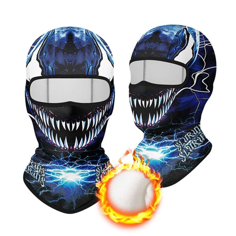 Multi-function Fleece Balaclava Plush MTB Face Mask Winter Bicycle Full Face Cover  for Men Women