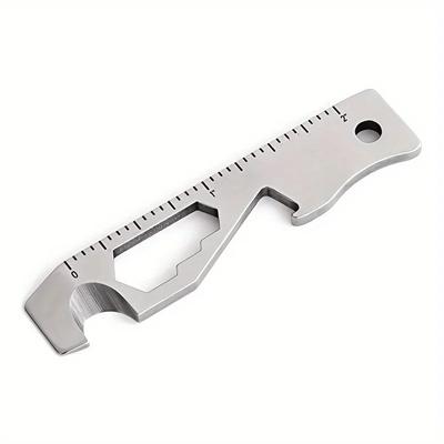 10 In 1 Keychain Multi-tool EDC Multi-tool Pry Bar, Bottle Opener Screwdriver, Box Opener, Rope Cutter And More TSA Key Tool EDC
