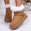 Snow Boots 2025 New Popular Large Size 36-42 Snow Boots Women Northeast Cold Snow Shoes Women