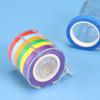 LALAFINA Tape Set of Transparent Acrylic Tape for Masking Tape and Cellophane Office Serrated Blade Cutter, 2, Dispenser, Stylish, Tape, Desktop,