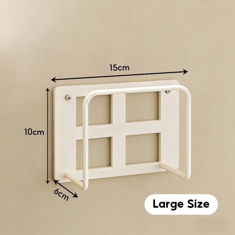 Punch Free Wall Router Bracket Self Adhesive Durable Shelf for WiFi Routers TV Set Top Boxes Living Room Decor