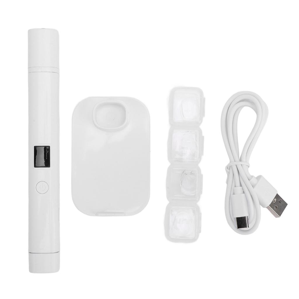 Handheld UV Lamp Portable UV LED Nail Lamp Rechargeable Retractable Nail UV Light with Base for