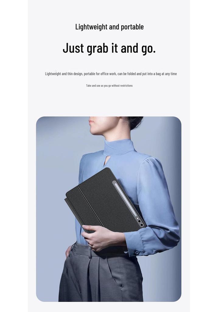 Compatible Stand Case for Samsung Galaxy Tab S11 Ultra, Magic Keyboard, S10 Lite, S10 FE+, S9