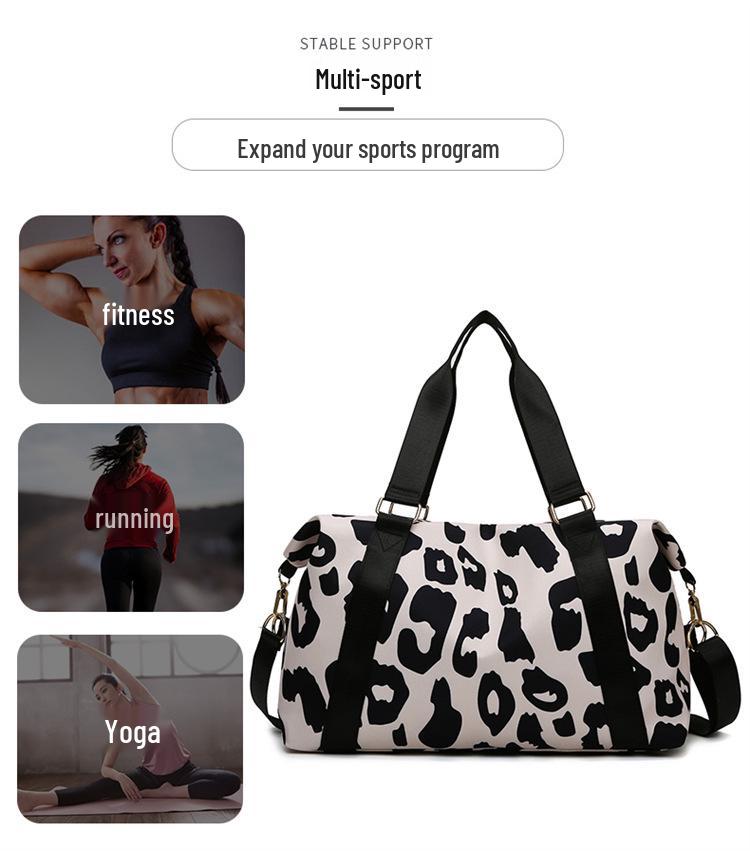 Women’s Large Lightweight Travel Gym Bag with Wet/Dry Separation - Carry-on Luggage for Men & Women