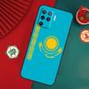 Kazakhstan Flag Case For Oppo A6 A5 Pro A15 A18 A38 A58 A78 A98 A54 A74 A94 A17 A57 A80 A60 A40 A16 A76 A96