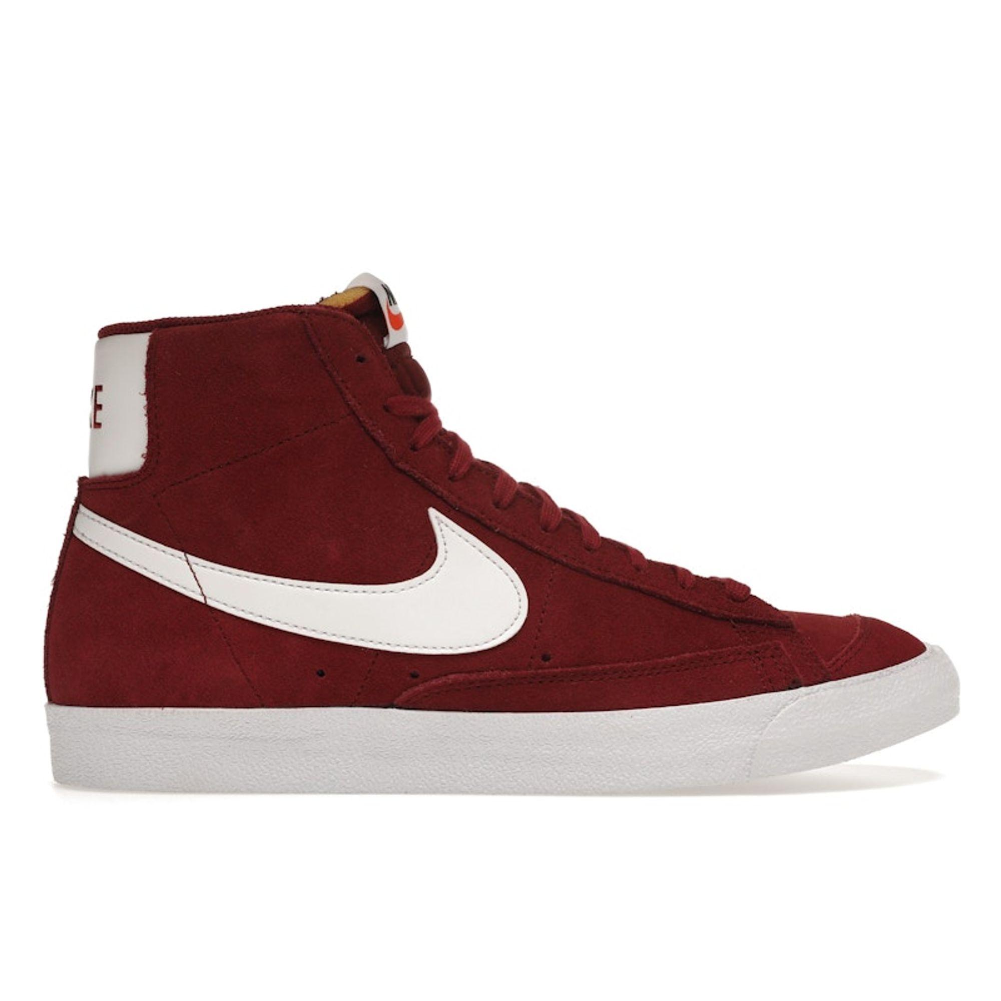

Nike Blazer Mid 77 Suede Team Red Men Sneakers White Black CI1172-601 41