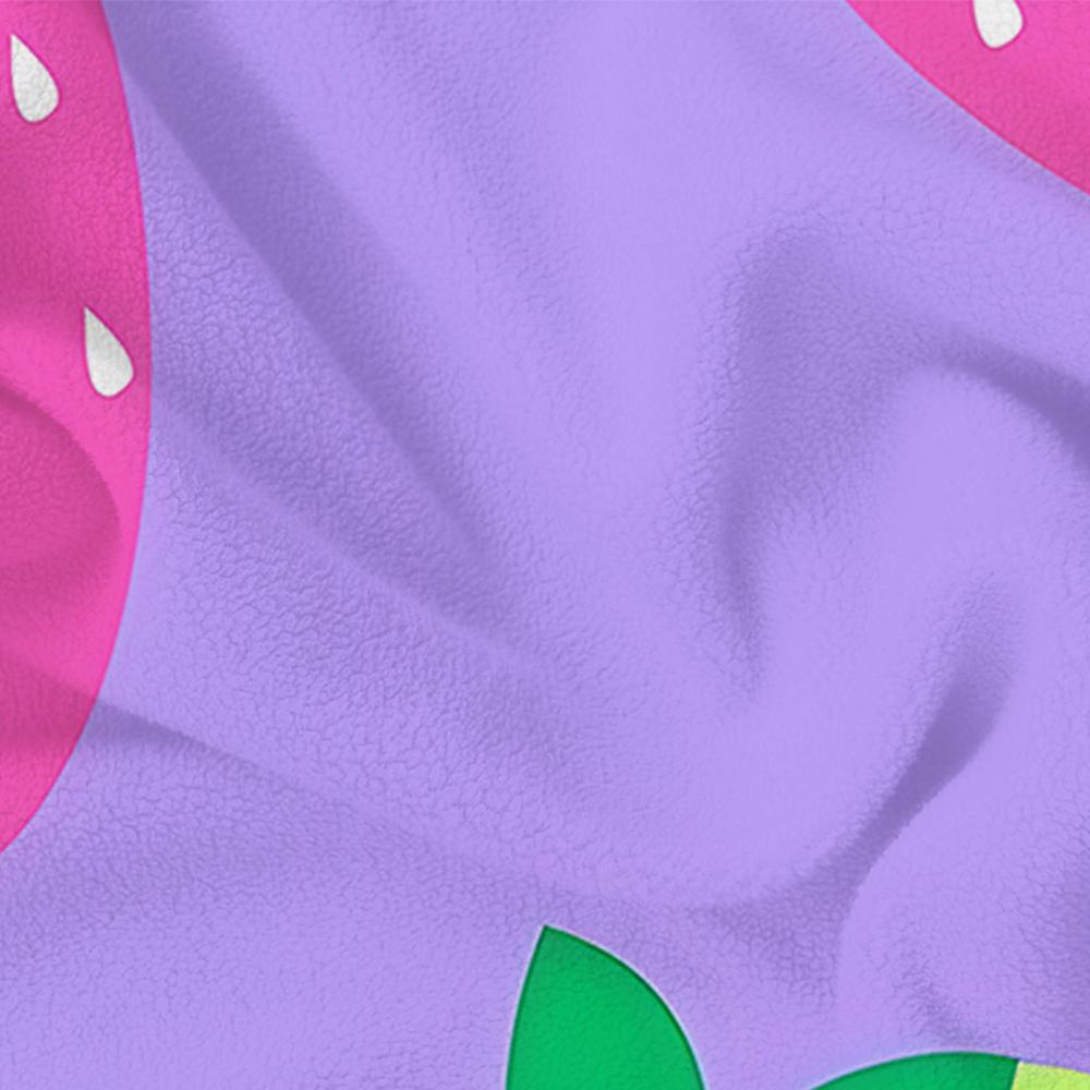 Lilac Spooky Pumpkin Bat Cartoon Anime Print Flannel Blanket Soft Warm Throw for Kids Bedroom Sofa Christmas Office Car