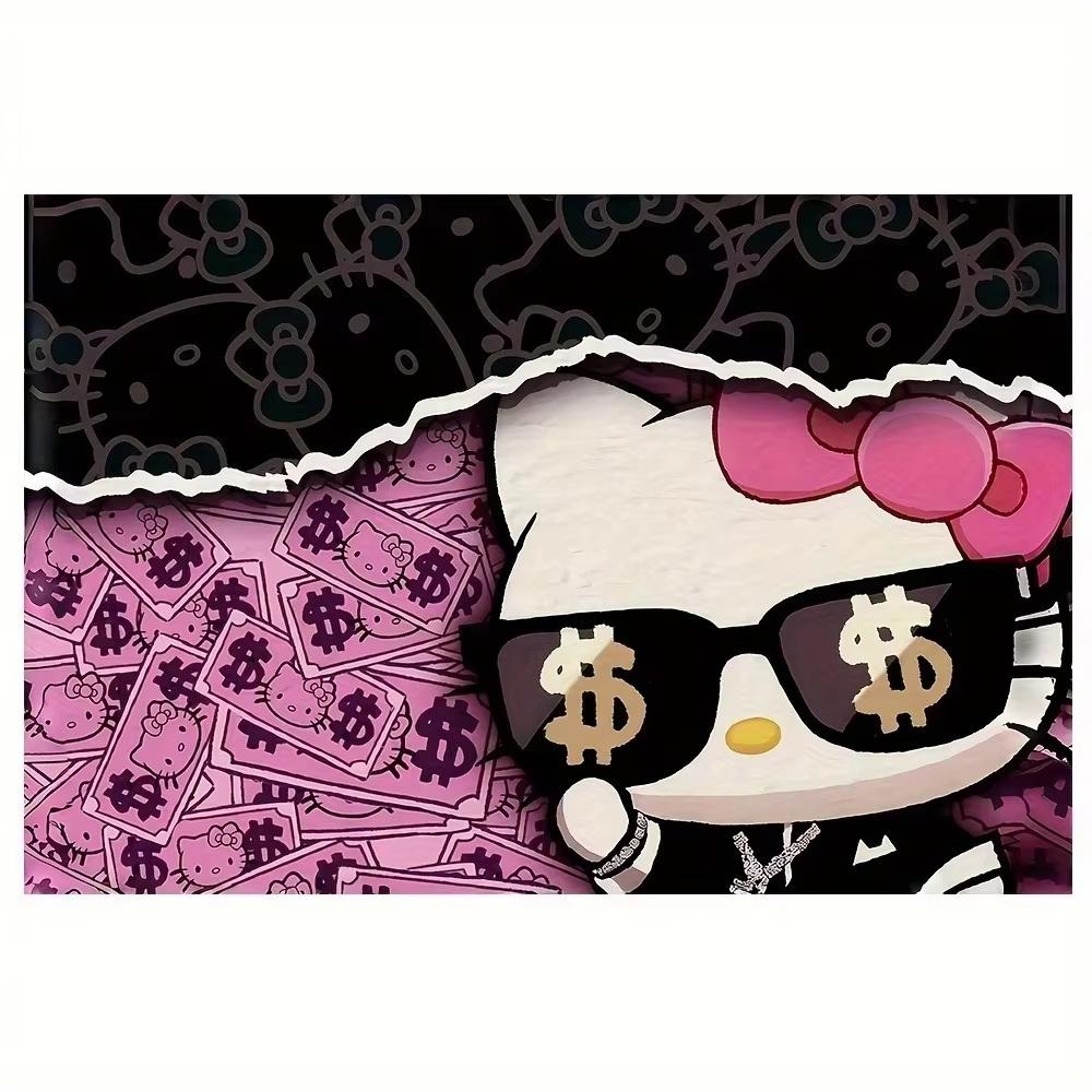 

Hello Kitty Pattern Tapestry High Quality Multi Size Flat Print for Home Office Wall Decor Gift 74x94cm(29x37in)