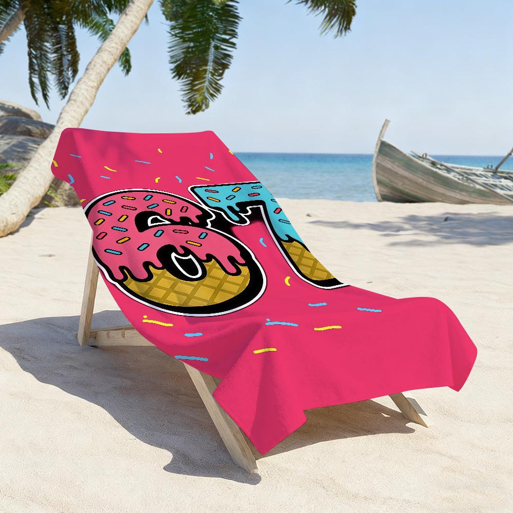 Funny Six Seven 67 Towel Sports Quick Dry Travel Camping Gear Sandproof Soft Light Large Beach Towel