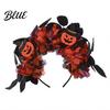 Halloween Party Hairband Floral Headband Handmade 3D Shape Widened Fit Colorful Flower