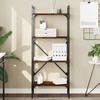 VidaXL 4-Tier Bookcase Brown Oak 56x31.5x138.5 Cm 833342