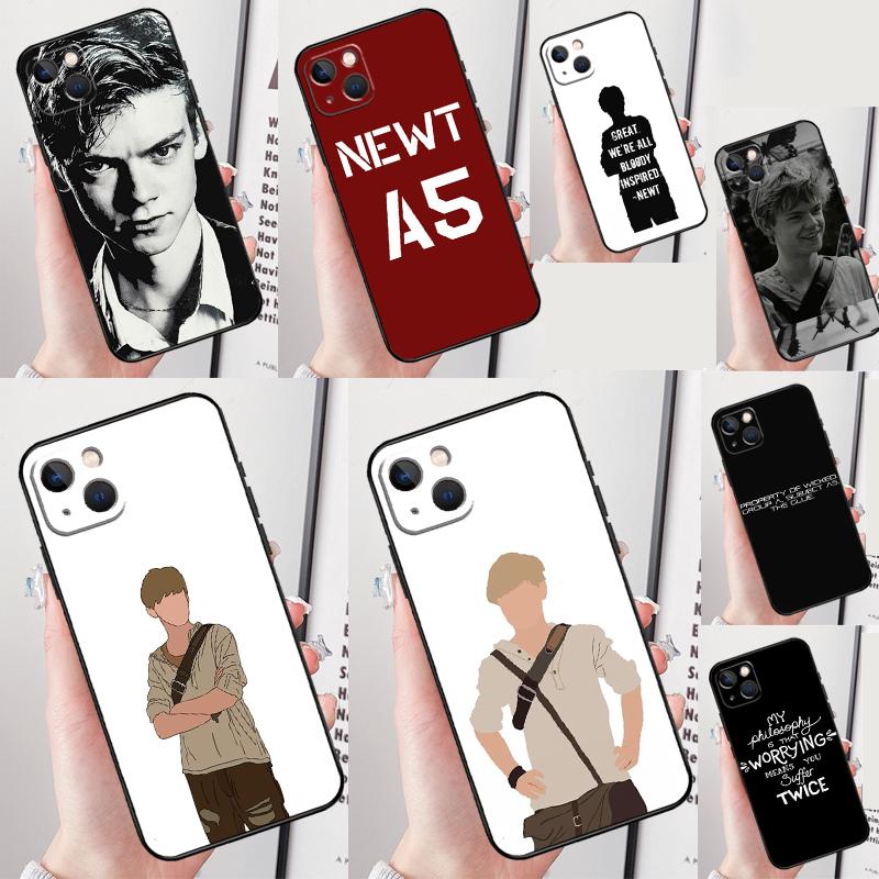 Newt Quotes Phone Case For iPhone 16 Pro Max 12 13 Mini 11 14 15 Pro Max XR 16 15 Plus 16e Cover Shell