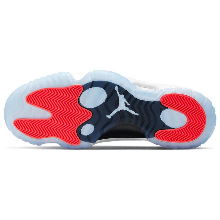 Jordan Air Jordan 11 Adapt Ch Mid top Vintage Basketball Shoes Men's Black White Red Asian Version DD3522-100