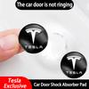 8/12Pcs Car Door Shock Absorbing Pad Gasket Sticker For Model 3 Y S X Cybertruck Roadster Juguete Coil Bonina Emblem Badge