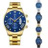 Men's Waterproof Luminous Running Alarm Clock Watch