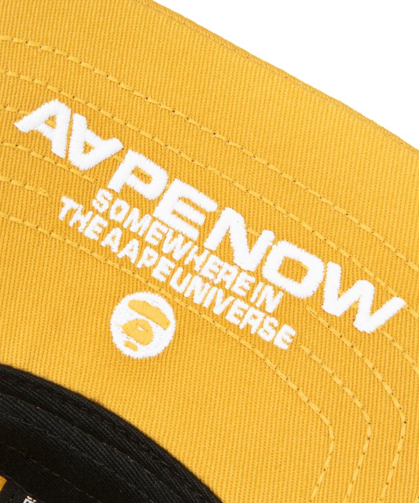 Eipeu Aape Now Mondgesicht Logo Kappe Gelb / Aapcpm4865Xxqyed