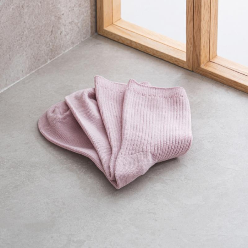 Monfoot Women S Ribbed Long Neck SockS Pink