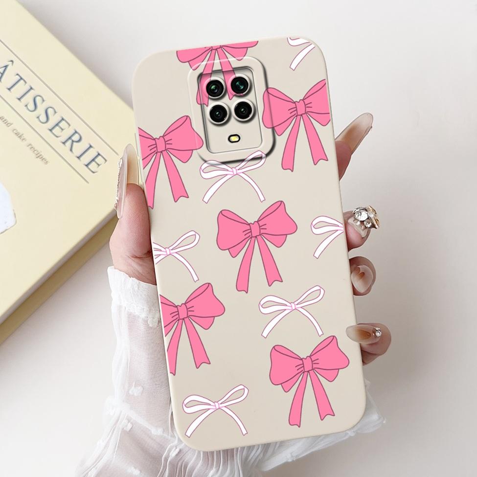 Casing For Redmi Note 9 9S 9Pro 4G Back Cover For Redmi Note 9 Pro Case Cute Cartoon Fashion Flowers Silicone Shockproof Bumper