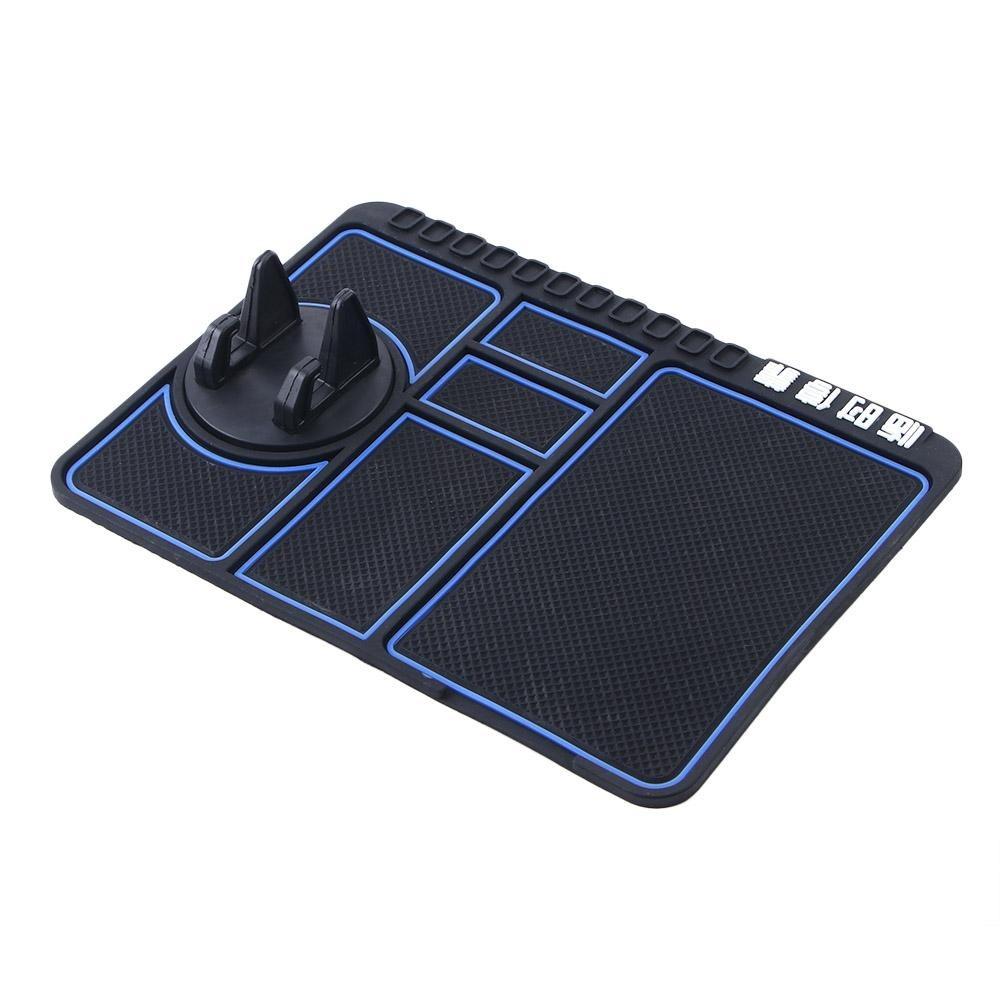 

Car Phone Hholder Non-Slip Phone Pad Car Parking Number Card Auto Phone Holder Sticky Anti-Slip Mat синий