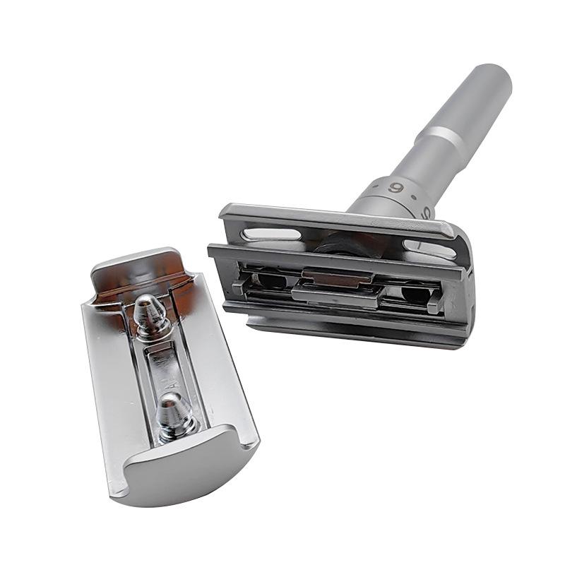 Baume & Mercier Stainless Steel Adjustable Double-Edged Razor for Men