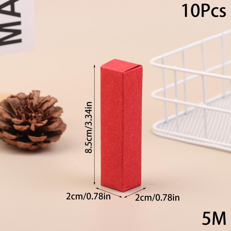 

10Pcs Perfume Box 5Ml 10Ml Essential Oil Bottle Packaging Box Container Kraft Paper Tube Cardboard Boxes Lipstick Storage Box B4