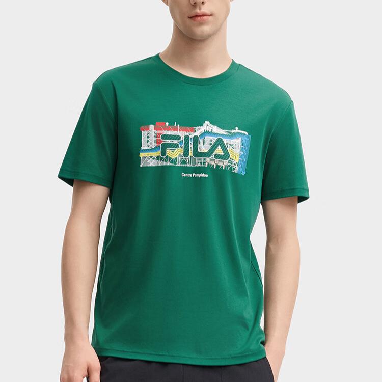 FILA T Shirt Men's Emerald Green F11M438104F-KK