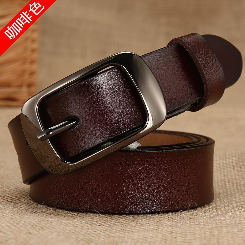 Popular Women'S Belt, Women'S Leather Belt, Pure Cowhide Belt, Women'S Pin Buckle, Women'S Model