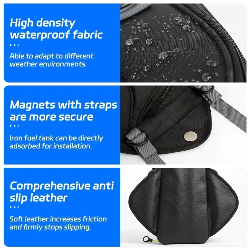 Oxford Material Motorcycle Tank Bag Magnetic Closure Motorcycle Luggage Bag for Motorcycle Riding
