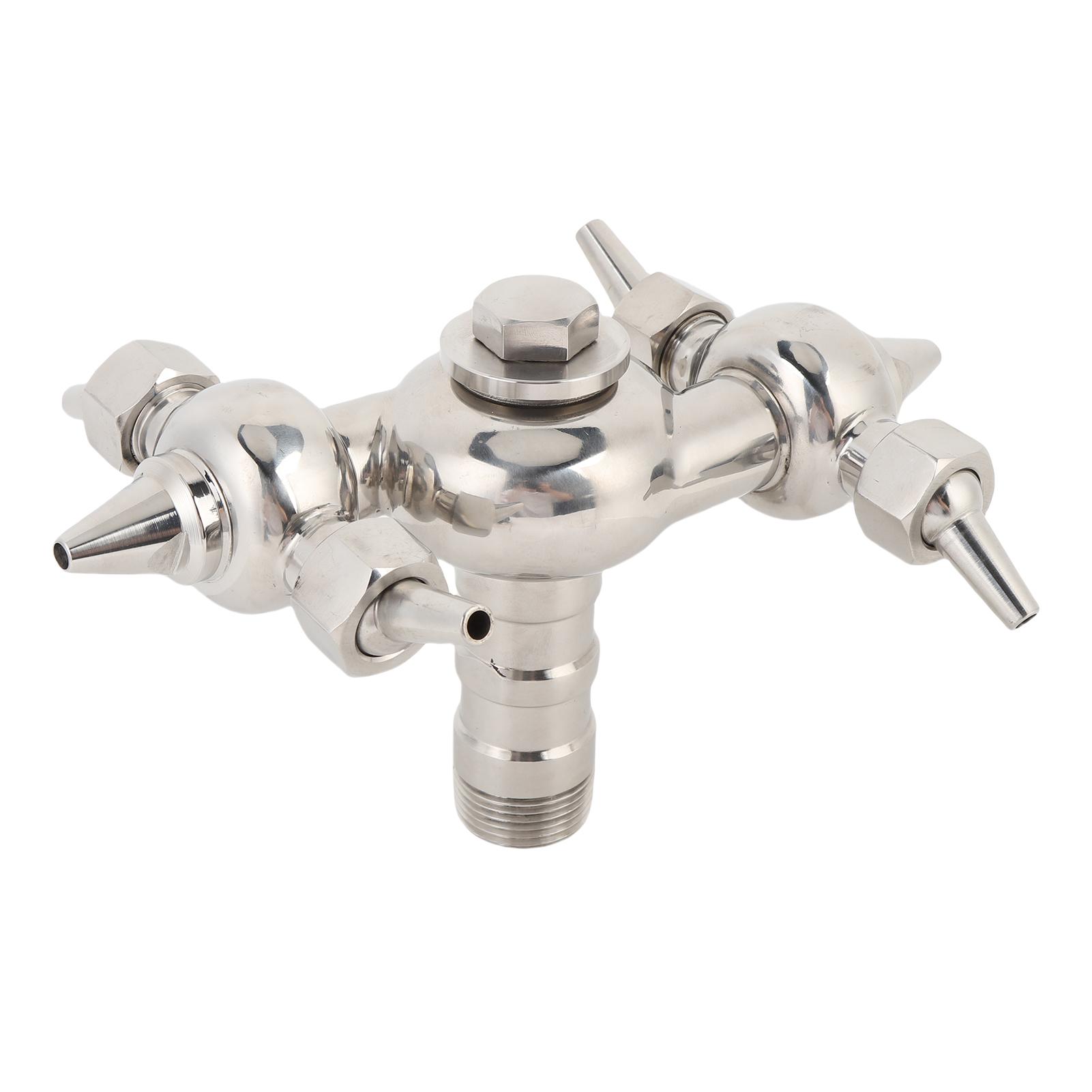 Cleaning Spray Ball Canister Stainless Steel DN25 Male Thread Circulating Horn 360° Rotary Cleaning Spray Ball Canister 304 stainless steel