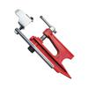 Sturdy Toothed Chainsaw Bar Support Bracket Red Metal Clamp For Quick Installation And Reliable File Sharpening