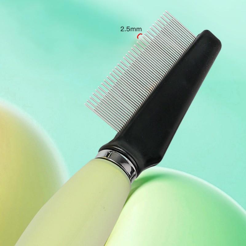 Dog Comb Pet Hair Remover Massage Cat Brush Silicone Handle Combs for Cats Hair Knot Opening Dog Grooming Brush Pets Acessorios