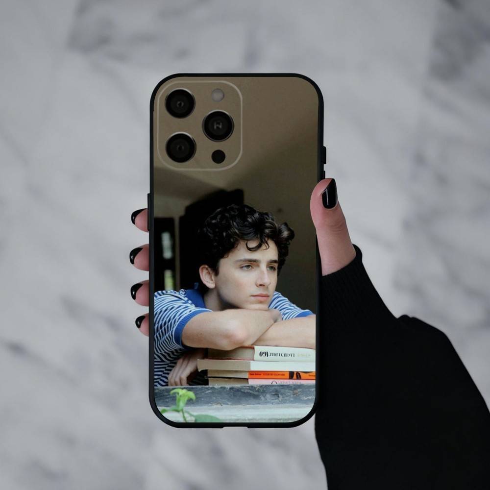 Young Hero T-Timothee C-Chalamet Phone Case For iPhone 17pro,16,15,14,13,12,11 Plus,Pro Max,XS,Soft Silicone Black Cover